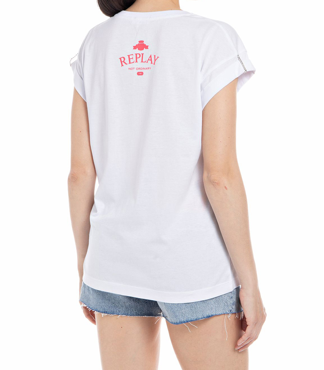 ターンナップコットンジャージーT 詳細画像 ホワイト 2